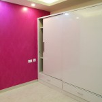 Sliding Door Closet with lightened shelfs